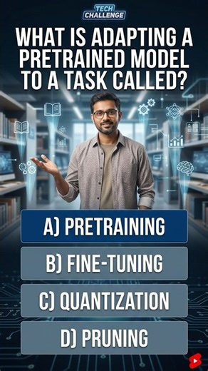 AI & Big Data Architecture MCQs # 72 | Fine-Tuning Pretrained Models in Machine Learning