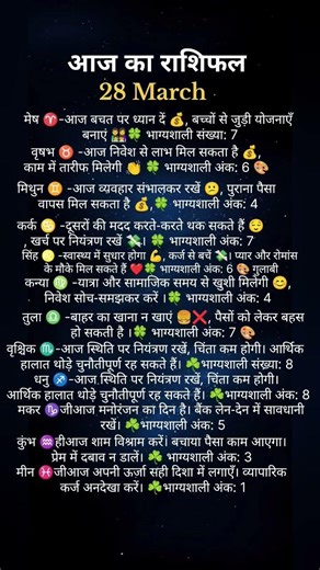 “Horoscope 28 March – Luck & Love Revealed! 💫”|Hindi Astrology🔮|Viral Shorts 🚀|Inside The Sign 🌠