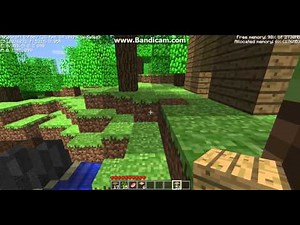 Minecraft Infdev gameplay in 2014