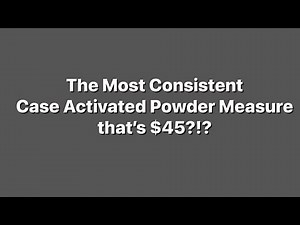 Lee Auto Drum Powder Measure Accuracy Test