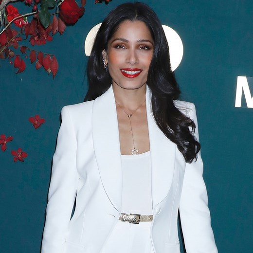 Why Freida Pinto Is "Stressed" About Halloween With Son Rumi-Ray