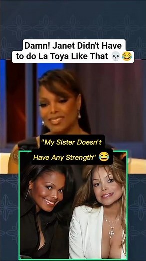 Janet Jackson Talks About Fighting Her Siblings While Growing Up | La Toya & Randy #siblings #shade
