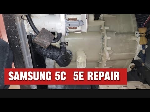Recommended DIY repair for laundry machiner owners:How to fix 5E/5C error on a Samsung washer.