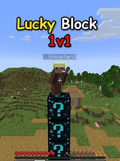 Minecraft Lucky Block 1v1 Challenge Gameplay