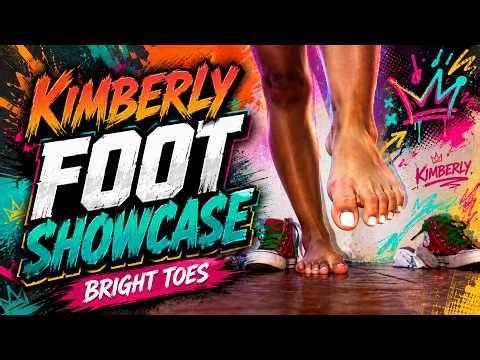 Kimberly Foot Showcase Bright Toes, Boot Reveal & Cosplay Chill #sf6 #streetfighter #gamerfeet