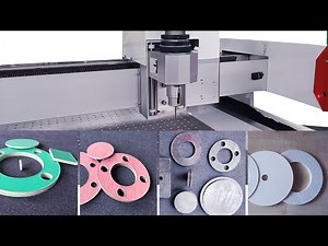 Automatic Gasket Cutting with CNC Oscillating Knife Cutting Machine