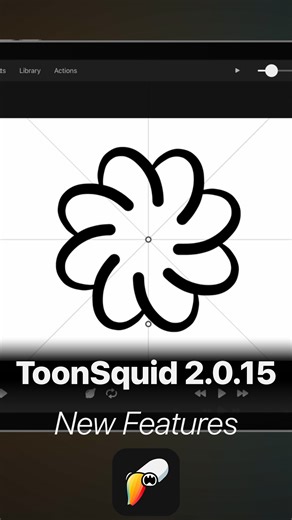 ToonSquid on Instagram: "🎉 ToonSquid 2.0.15 is Out Now! 🎉 It introduces a new Custom Easing Curve, Grid, Isometric and Perspective Drawing Guides, Symmetry Guides, Rulers and more! https://toonsquid.com/updates/ToonSquid-2_0_15 #animation #2d #iPad #toonsquid"