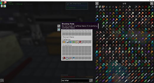 Finally figured out how to automate the Energizing Orb from Powah using Applied Energistics 2 (and almost vanilla)