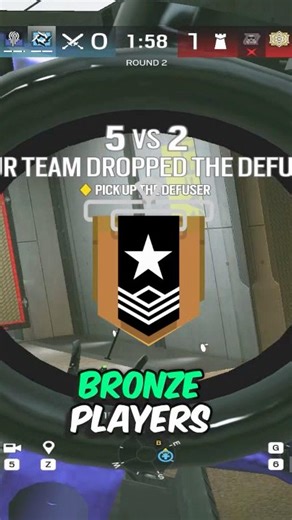 How to Get Out of Bronze #r6siege #r6le