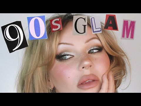 how to do a 90s glam makeup