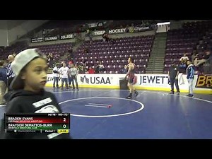 Ms Tb 160-172 Braden Evans Cheyenne Mountain Wrestling Vs Braydon DeMattos-Burrows Widefield Wrest