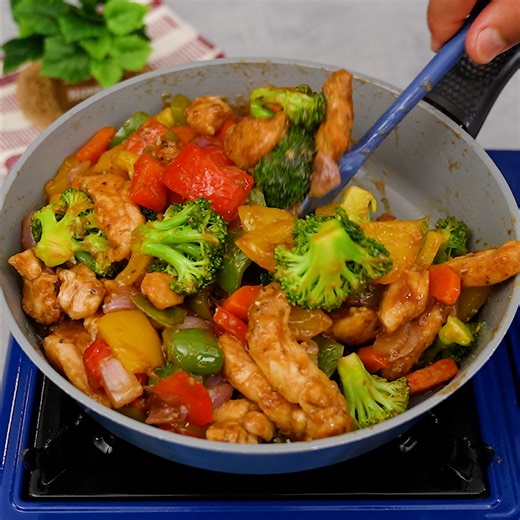 My family asks me to make this chicken with vegetables recipe every week | Cookery Recipes