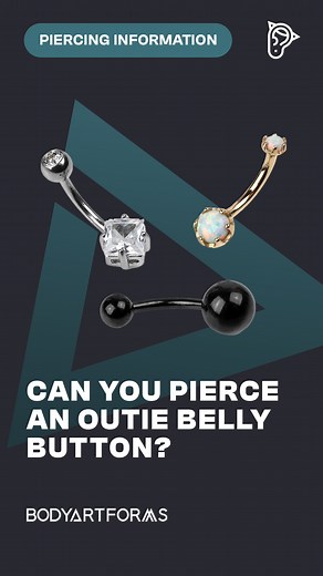 Bodyartforms on Instagram: "If you have an outie belly button, can you piece your navel? We’ll go over this topic! Need navel piercing jewelry? Link in bio to shop our collection! . . #bodyartforms #bodyjewlery #piercings #navelpiercing #naveljewelry #bellybuttonpiercing #bellyjewelry"