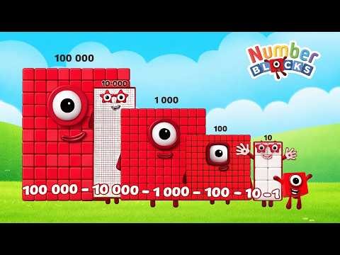 Numberblocks Big Subtraction | From Huge Numbers to Small