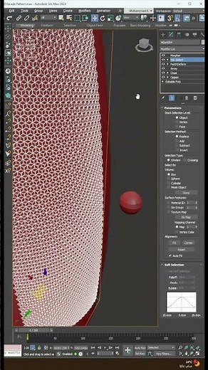 How to create Parametric Albahar Tower Facade in 3ds Max #3dsmax #architecture #exteriordesign
