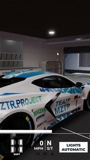 Corvette C8.R Startup Sound In Roblox 😍 Insane Engine Rev | 4K Ultra HD #shorts #roblox #car