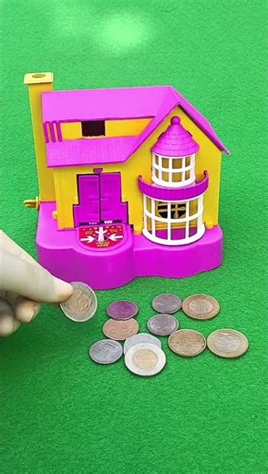 New Model Coins Collect Bank 🏦 Piggy House SC_996 #asmr #satisfying #shorts