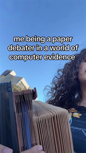 Paper Debater vs. Computer Evidence: High School Speech & Debate Moment