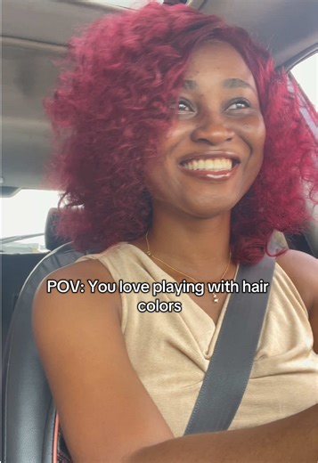 Another day, another hair because i love being a black woman. Ps: Rihanna inspired this one for sure 😂🥰 #redhairdontcare #blackgirlhairstyles #trending #redhairgirl