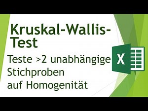 Kruskal-Wallis-Test in Excel rechnen - Daten analysieren in Excel (33)