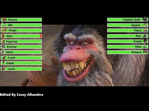 Ice Age: Continental Drift (2012) Final Battle with healthbars