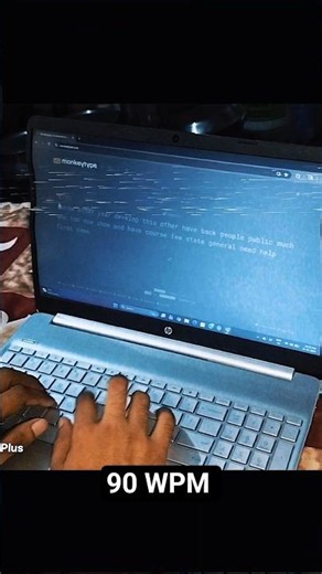 Extreme 5⭐ Typing Speed Test | Keyboard Master 🎯#computer #laptop #windows #shorts