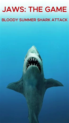 JAWS: THE GAME BLOODY SUMMER SHARK ATTACK 🦈🩸🏖 #jaws #sharkweek #jaws50 #horrorgame #nintendo #pc