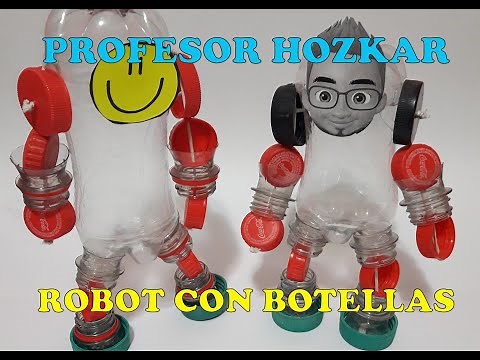 CÓMO HACER UN ROBOT CON MATERIAL RECICLADO