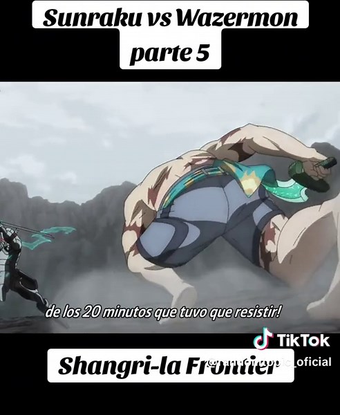 💮sunraku vs wezermon-parte 5 Shangri-la Frontier 💮💮 #shangrilafrontier #fypシ #fyp #series #anime #fight #mundoanime #viral #animeedit