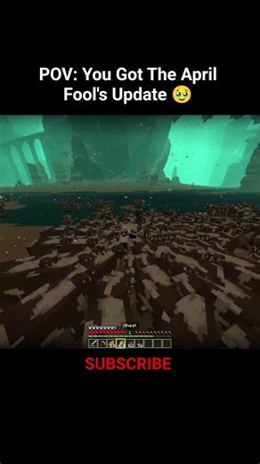 Minecraft April Fool's Update Is Wild 😭🙏 #minecraft #aprilfools #2026 #firstofthemonth