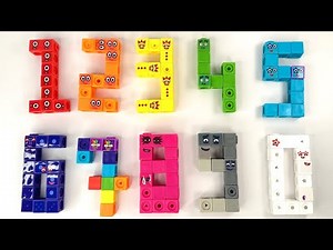 DIY Numberblocks 1 to 110 Snap Cubes Custom Set Educational Videos for Toddlers Learning Fun Toy!