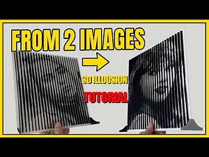 Tutorial | Mind-Blowing 3D Illusion from 2 Images | Create Optical Art with SketchUp + Free Tools!