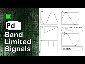 Pure Data Tutorial: Aliasing and bandlimited waveforms