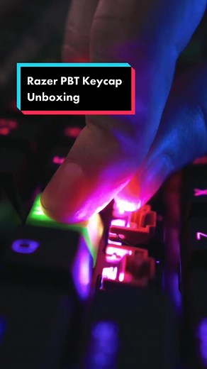 Take a closer look at our Razer PBT Keycap Set in Green, which are built to last and designed for winning good looks. #razer #gaming