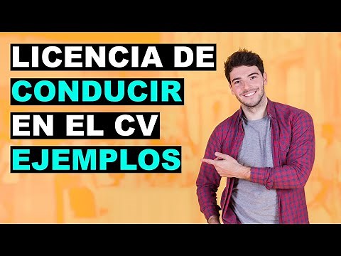 Poner carnet de conducir en el CV [Ejemplos]
