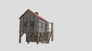 medieval house - Download Free 3D model by Kroko.blend (@jaromir.ternavskiy)