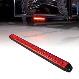 16-Inch 12-LED Trailer Identification Light Bar w/ TBT Function - Red