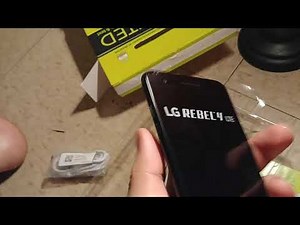 Straight Talk Wireless LG Rebel 4 Unboxing From Walmart