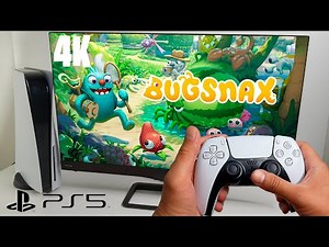 Bugsnax PS5 Exclusive 4K 60FPS Adaptive Triggers Heptic Feedback