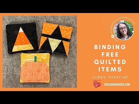 Finishing quilts without binding video tutorial