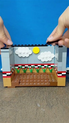 Scene with animatronics in lego #shorts #shortvideo #lego