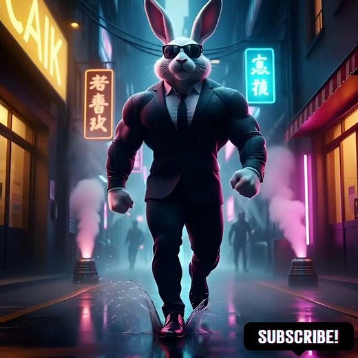Boss Bunny!😎🐰🔥 #cute #funny #bunny