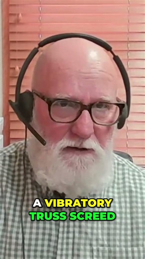 Easy Concrete Placement: Truss Screed Technique Revealed #shorts