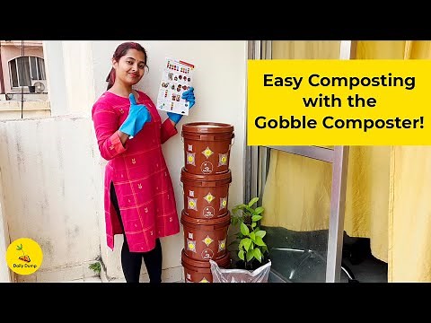 Gobble Stack Composter: Hassle-free & smell-free composting!