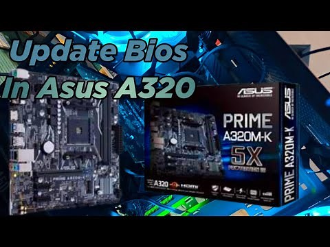 How to update bios asus a320m-k