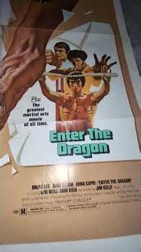 1975 USA one sheet of Enter the Dragon/Hot Potato