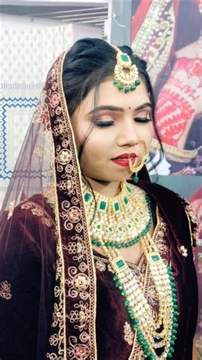 Bridal makeup by kumkum kashyap ‪@kumkumkashyap3795‬ #trending #braidal #makeup