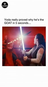 He settled it quick🐐👌 #starwars #yoda #theforce #duel | Saber Masters