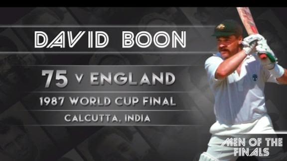 Men of the Finals: David Boon, 1987