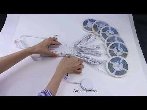 Under Cabinet Collection Display COB LED Strip Light Bookcase W